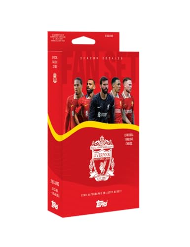 Jogo de Cartas - 2024/25 - Liverpool Fan Set - Deck Box - Topps Sports
