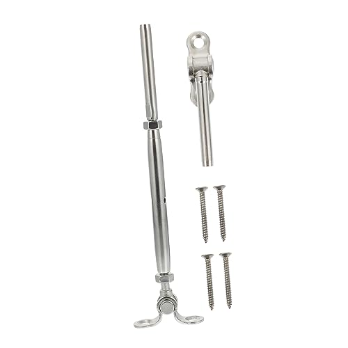 Dulcicasa ステンレス鋼ケーブル手すりキット ? 180度角度調整可能なトグルターンバックル付き、耐候性設計で屋外にも適応