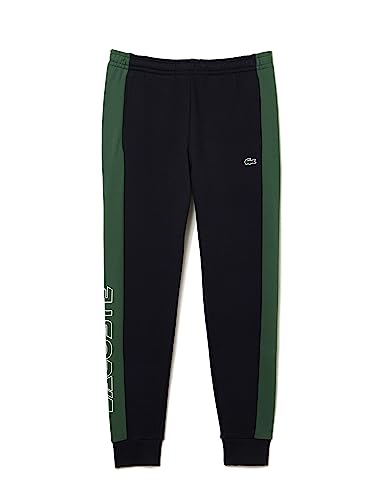 Lacoste-MEN S TRACKSUIT TROUSERS-XH1428-00, Azul Marino/Verde Oscuro, S