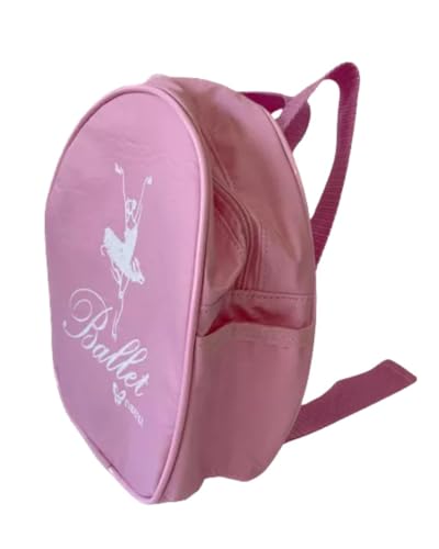 Mochila/Bolsa Infanto-juvenil Rosa Verniz Meninas Ballet Porta Sapatilhas/Acessórios para dança.