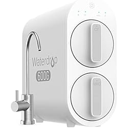 Precio De Osmosis Inversa Waterdrop RO Sistema de Filtración de Agua por Ósmosis Inversa, 2271 litros, 2:1 Puro a Drenaje, sin tanque, Sistema de 7 etapas, listado la FCC, WD-G2P600-W