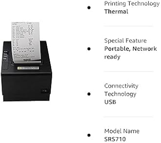 SHREYANS 80mm Thermal Receipt Printer with Auto Cutter (USB+WiFi+LAN)