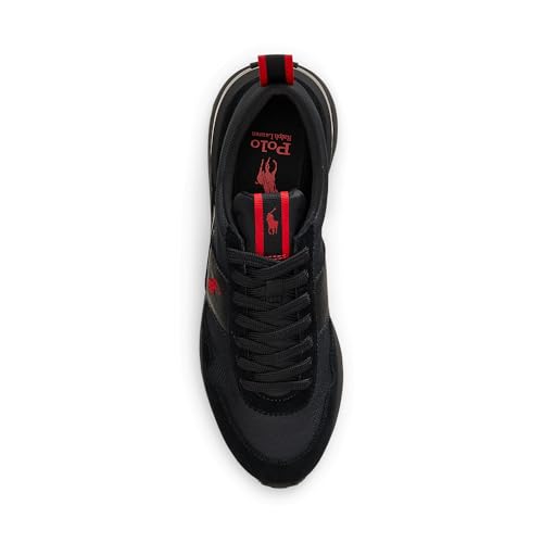 Image of POLO RALPH LAUREN Train 89 Suede & Oxford Sneakers