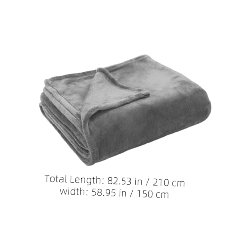 Couverture douce en plaid chaud haut de gamme pour lit - 3