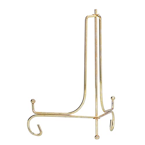 Soporte de Reloj Soporte de Exhibición de Metal Moderno para Marcos de Fotos y Artesanías, de Reloj de Pared para Oficina en Casa,Estante de Hierro Dorado para Relojes de Pared de Mármol de - imagen 5