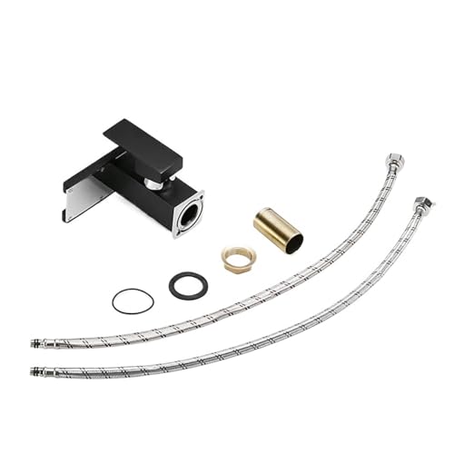 Grifo lavabo cascada LED RGB evita quemaduras y salpicaduras 6