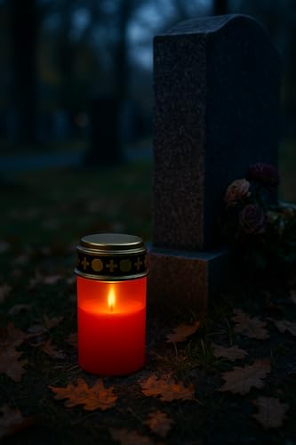 Lumière de tombe LED longue durée 6 mois avec effet bougie