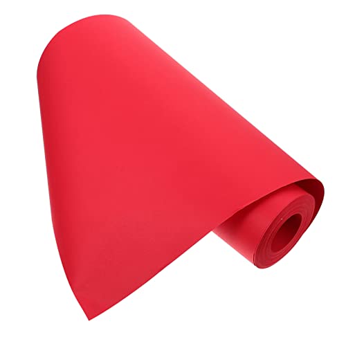 Healvian 1Roll Practical Red Paper for Bouquet Packing Present Wrapping Arts Crafts Decorative Packaging and Recyclable Craft Paper