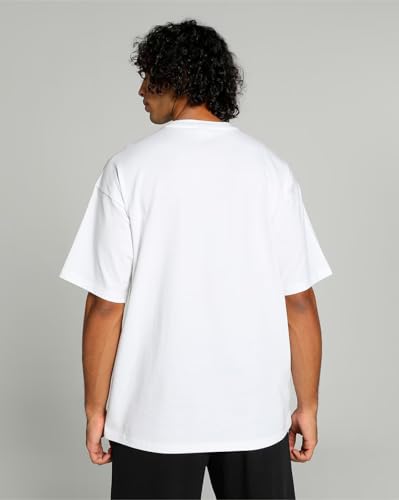 Image of Oversized Drop Shoulder Half Sleeves Round Neck Solid Pure 100% Cotton T-Shirt for Men Pack of 2
