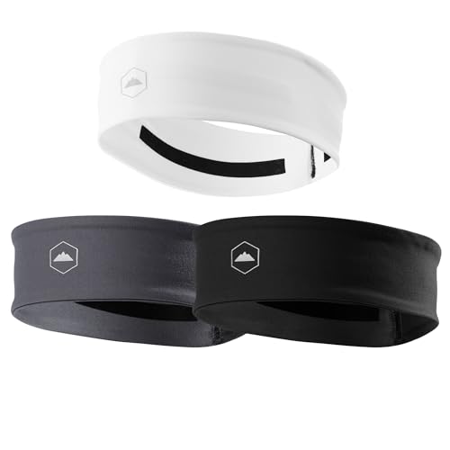 Image of Tough Headwear Tough Outfitters Headband for Men - Mens Headbands - Working Out Sports Performance Head Bands - Athletic Cycling Running Sweat Band, Football Headbands - Sweat Bands Men /Women