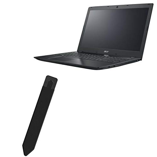 BoxWave Stylus Pouch Compatible with Acer Chromebook Spin 311 (R721T) - Stylus PortaPouch, Pen Stylii Holder Carrier Portable Self-Adhesive - Jet Black