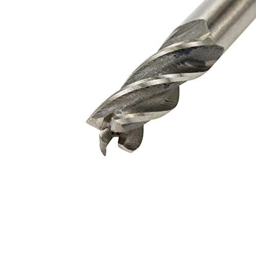 Image of Square End Mill 3 /8 inch Cutting Dia x 3 /8 inch Shank Dia 4 Flute Straight End Mill Cutter - 2pcs