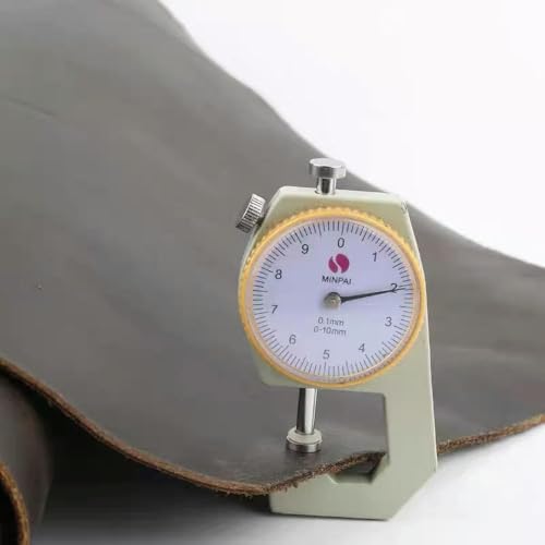 Cuir de vachette couleur café idéal pour coudre votre sac rétro DIY