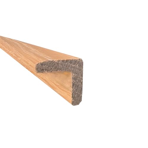 Image of 1x1 Outside Corner Trim Moulding, Real Hardwood, The Millwork Outlet (Clearcoat White Oak, 72 inch)