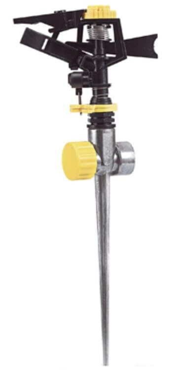 Green Thumb 933ZSGT 3200 sq ft Impulse Pulsating Lawn Sprinkler with Metal Spike Base - Pack of (1)