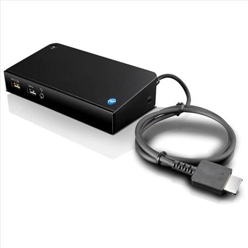 Replicador de puertos Lenovo 40A4 compatible con ThinkPad P40 Yoga y X1 Carbon SD20K40274
