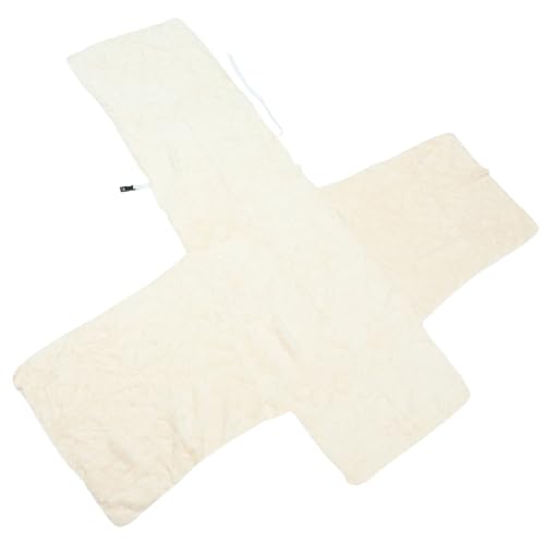 Funda protectora beige de poliéster para evitar manchas en tu sofá individual 2