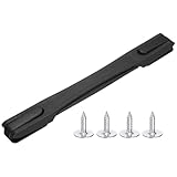 PATIKIL 8.5 Inch Luggage Handle Replacement, Plastic Pull Handle Grip with 4 Screws for Luggage Toolbox Storage Box Case Repair - 5Pcs (Black)