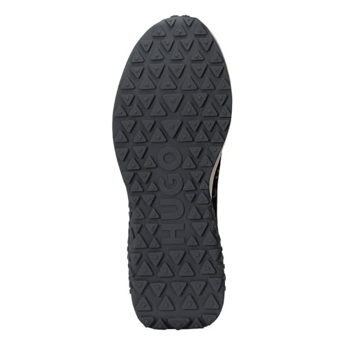 Image of HUGO Mens Running Style Mix Material Sneakers