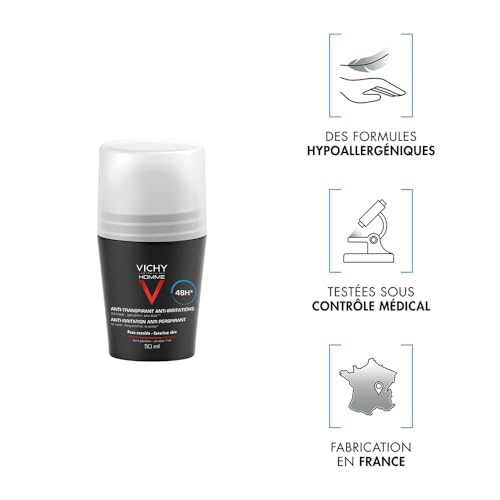 Déodorant Men Anti irritation Vichy Laboratoires Le Lot De 2 Roll on - vue 6