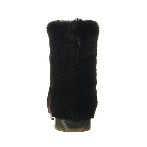 Black winter boots, mouton fur toddler boots, unisex children's snow boots,big kids mukluks,yeti boots for kids,children winter shoe4