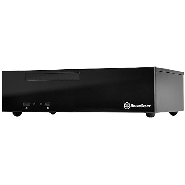 SilverStone SST-ML09B - Milo Mini-ITX kompaktowa obudowa HTPC Desktop czarna