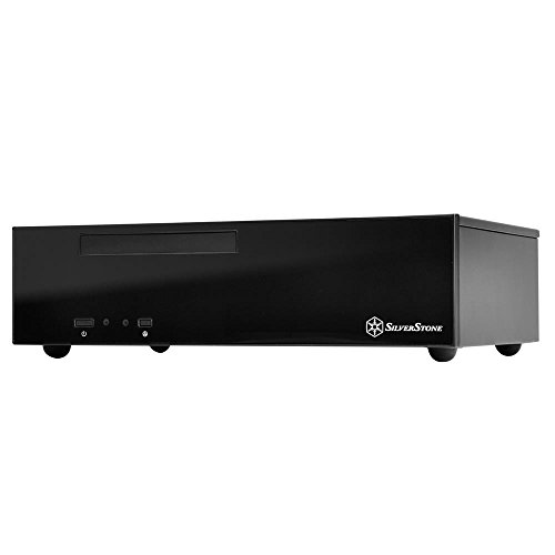 SilverStone SST-ML09B - Cabinet Milo per Slim HTPC formato Mini-ITX , Silent, nero