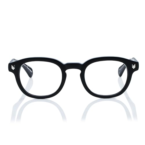Image of Shisen Fox KITSUNE 2.0 Only Frame With Demo Lens | Oval Classic Eye Frames for Men & Women | Stylish Full Rim Specs Frame for Men | Premium Acetate Spectacles Unisex Fit