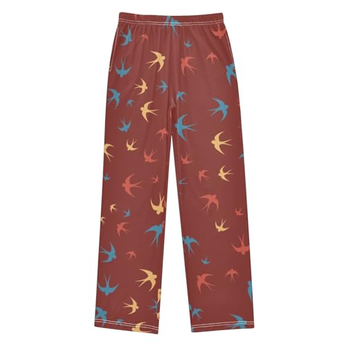 Flying Swallow Boys Pants Boys Athletic Pants Long Pant for Boywith Pockets Wide-Leg Size 6-14Y