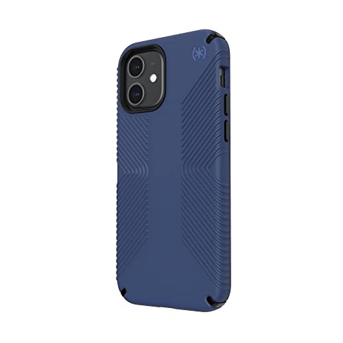 Speck Products Presidio2 Grip Schutzhülle für iPhone 12, iPhone 12 Pro, Coastal Blue/Black/Storm Blue