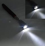 geo-versand Teleskopowy magnes z podnośnikiem magnetycznym LED do geocachingu, magnes prętowy