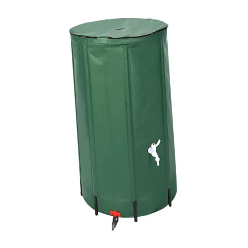 KESOTO Contenitore Acqua Pieghevole per Raccolta Pioggia in PVC, 100L
