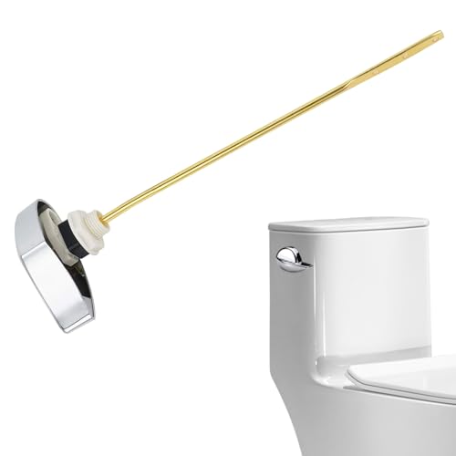 BangBoom Front Mount Toilet Handle Replacement Metal Toilet Lever Universal Toilet Flush Handle Modern Commode Handles for Flushing Toilet Tank Trip Lever Compatible Most Toilet Tanks (B02)