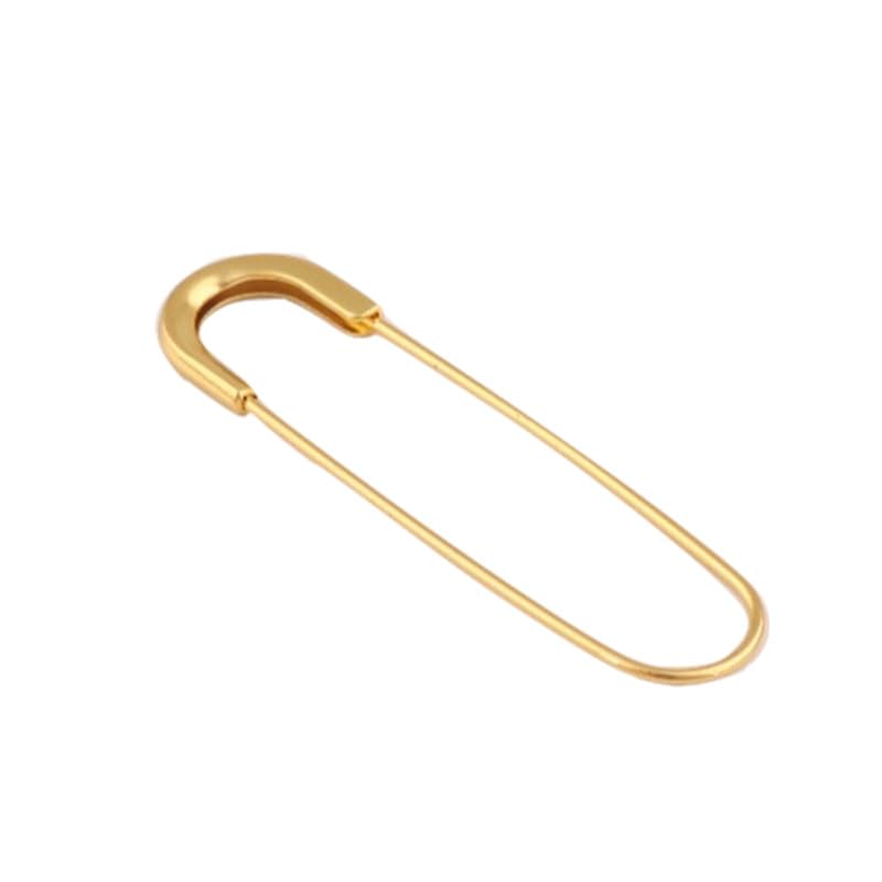 Imperdibles Grandes Decorativos - 50 Pasadores De Seguridad De 80x22 Mm Con Acabado Metalizado - ¡Perfectos Para Manualidades, Ropa Y Bisutería!