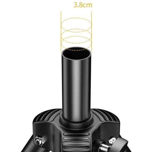 Soporte de proyector de pie con bandeja y trípode miniatura 4