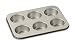 Cuisinart AMB-6JMP - Padella da forno antiaderente per 6 tazze 6-Cup Champagne