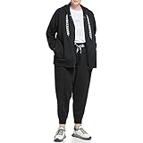 DKNY Women's Plus Size Cozy Comfy Terry Zip Hoodie Pullover Sweater, Black, 1X