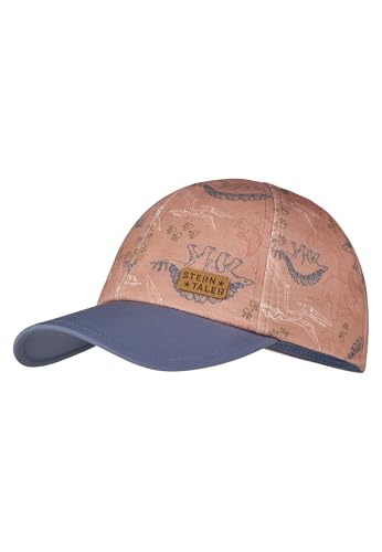 Sterntaler Basecap Dinokontur - Jungen Baseball Cap mit Metallschließe - Sommer Basecap aus Flammgarn Jersey - Sportive Baby und Kinder Schirmkappe, UV-Schutz 50+, lichtbraun, Größe 55