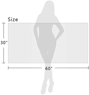 Miniatura 8 de JML - Toallas de baño de microfibra de gran tamaño (30 x 60pulgadas), suaves, súper absorbentes y de secado rápido, multiusos para deportes,