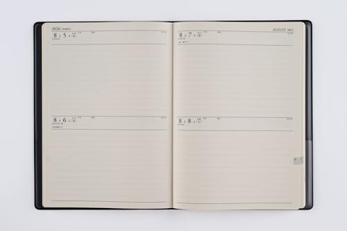 高橋書店 高橋 手帳 2026年 A5 デイリー ニューダイアリー ワイン No.89 の商品画像 5