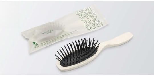 未使用 本柘 本柘植ヘアブラシ 4列 本つげブラシ 櫛 クシ 別府つげ工芸