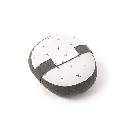 Doomoo Relax Cover Stars Anthracite Nursing Pillow - Transforms Your Nursing Pillow Into A Cuddly Nest with Safety Belt for Your Baby or Cosy Seat Cushion for Your Toddler Cover