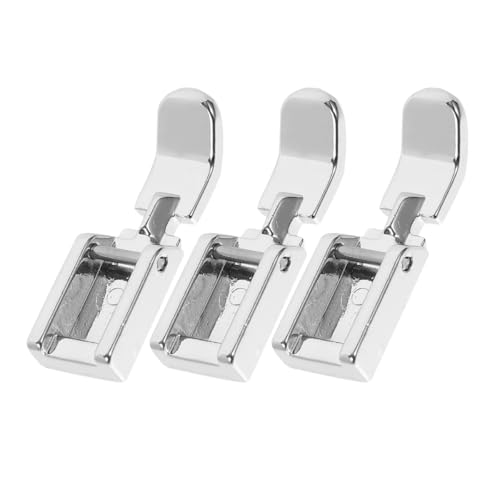Set de 3 pies prensatelas para cremalleras máquinas de coser miniatura 1