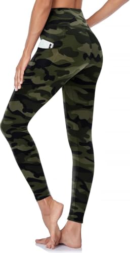 Image of GAYHAY High Waisted Capri Leggings for Women - Soft Slim Yoga Pants for Running Cycling Workout