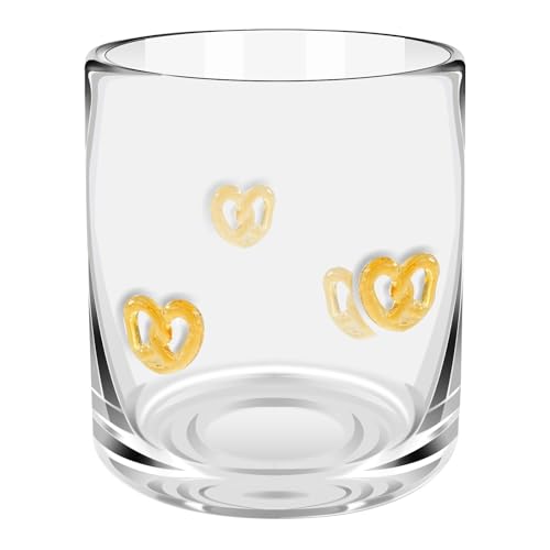 Sel Natural 14 Ounce Pretzels Icon Juice Glasses, Iconic Clear Glass Cups