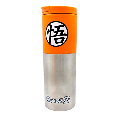 Copo Viagem Goku Símbolo Dragon Ball Z 500ml
