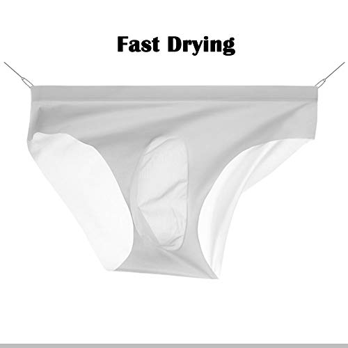 Men's 3 Colors Pack Ice Silk Briefs Micro Modal Pouch Underwear Sexy Ultra Soft Thongs Panties for Boyfriend Gifts3