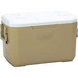 Coleman(コールマン) クーラーボックス ポリライト サンド(Amazon限定カラー) 大容量 45L 保冷力3日 2000036679 アウトドア キャンプ 保冷3日 部活 釣り 水抜き弁付き 45L 防災