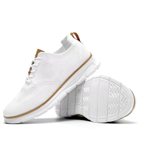 Image of Men's Oxfords Business Shoes Fashion Mesh Casual Dress Walking Sneakers Comfortable Lightweight Soft Sole
