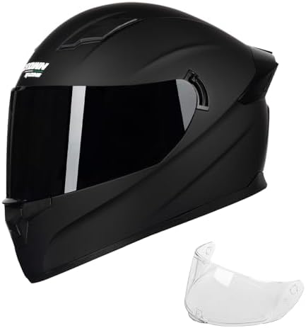 Crown Racing Motorcycle Helmets Street Bike Full Face Motorcycle Helmet Motorbike for Adults DOT Approved Helmets